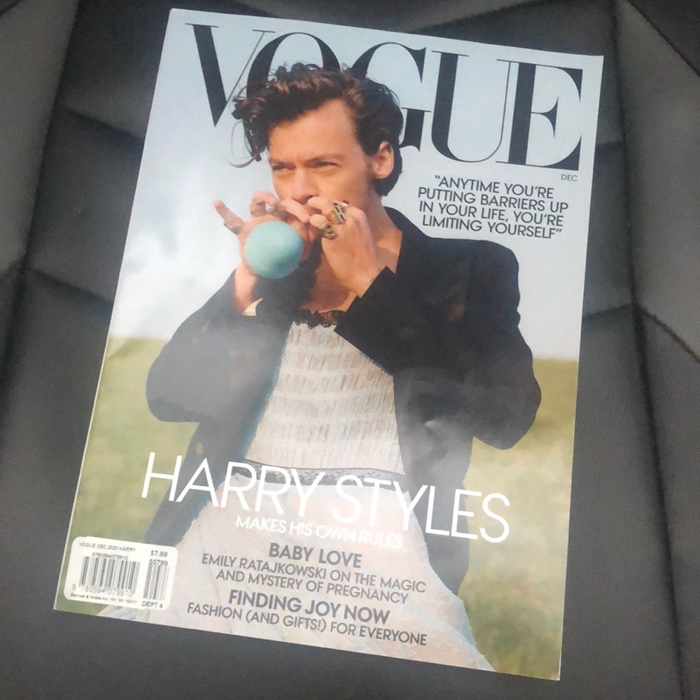 Harry Styles Vogue Magazine December 2020